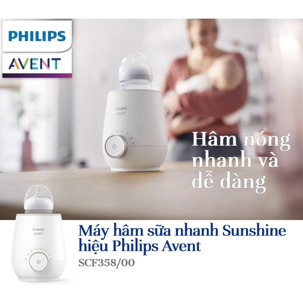 Ảnh Philips Avent Máy Hâm Sữa Và Thức Ăn Siêu Tốc Bằng Điện 1