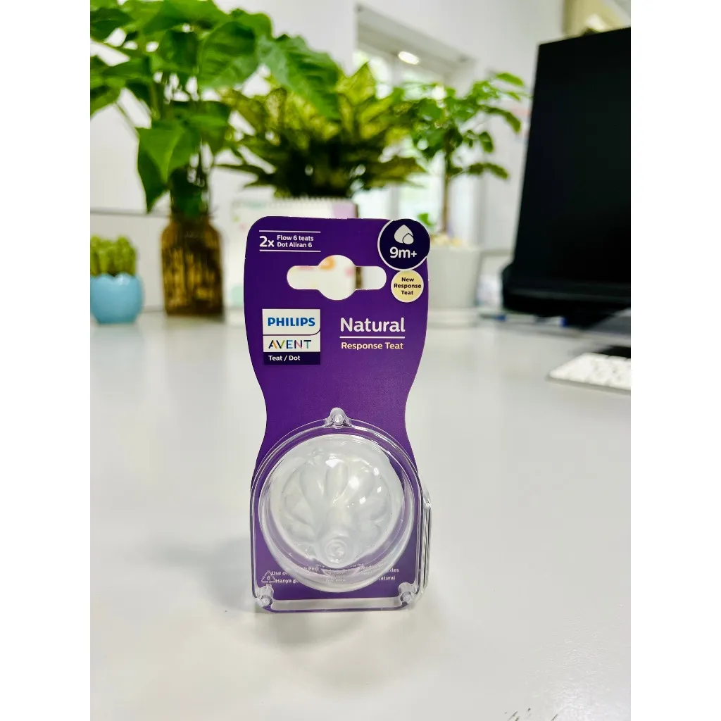 Ảnh Philips Avent Núm ty mô phỏng tự nhiên mới SCY964/02 SCY965/02 SCY966/12 4