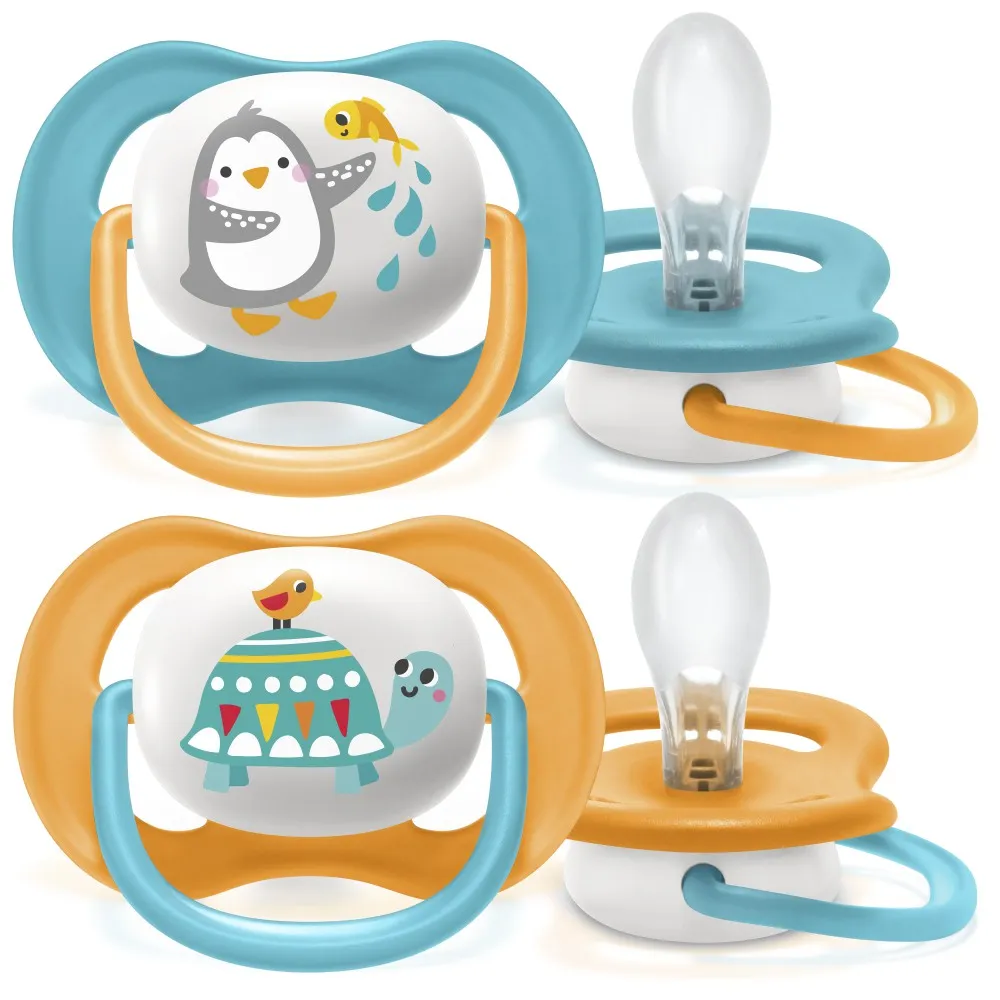 Ảnh Philips Avent núm ty ngậm thông khí 6-18 tháng, vỉ đôi SCF080/07 SCF080/08 3
