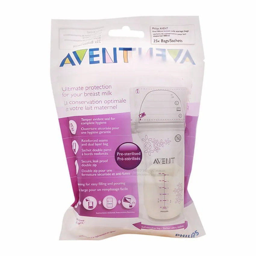 Ảnh Philips Avent túi trữ sữa 25pcs 180ml SCF603/25 2