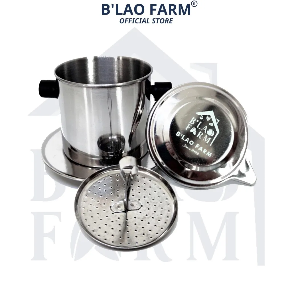 Ảnh Phin pha cà phê Inox Cao cấp B'lao Farm phin cafe bền đẹp sáng bóng sang trọng. 1