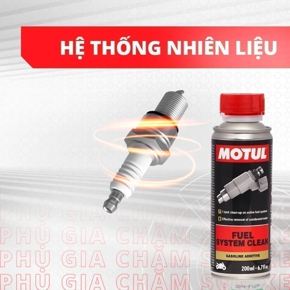 Ảnh Phụ gia vệ sinh hệ thống nhiên liệu xe máy - FUEL SYSTEM CLEAN MOTO 200ml 4