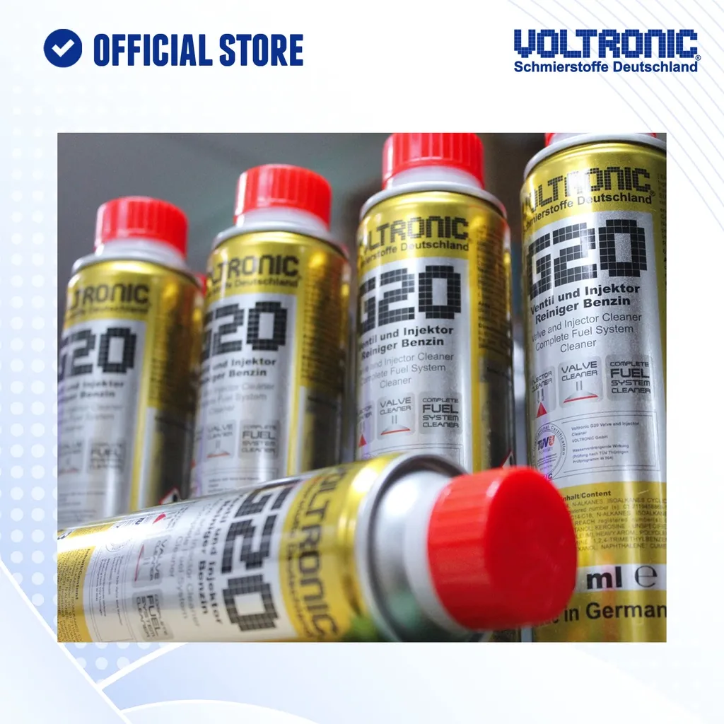 Ảnh PHỤ GIA VỆ SINH HỆ THỐNG XĂNG NHẬP KHẨU VOLTRONIC G20 VALVE AND INJECTOR CLEANER - VOLTRONIC VIETNAM STORE 2