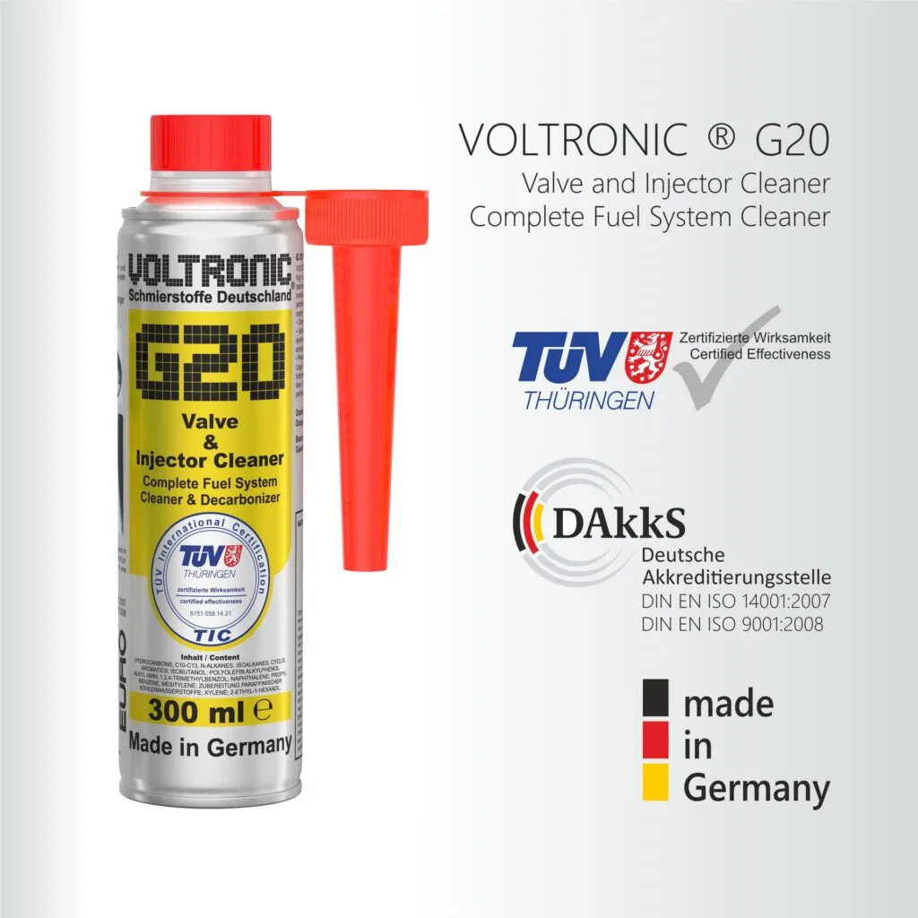 Ảnh Phụ gia xăng Voltronic G20 Valve & Injector Cleaner 20ml 3