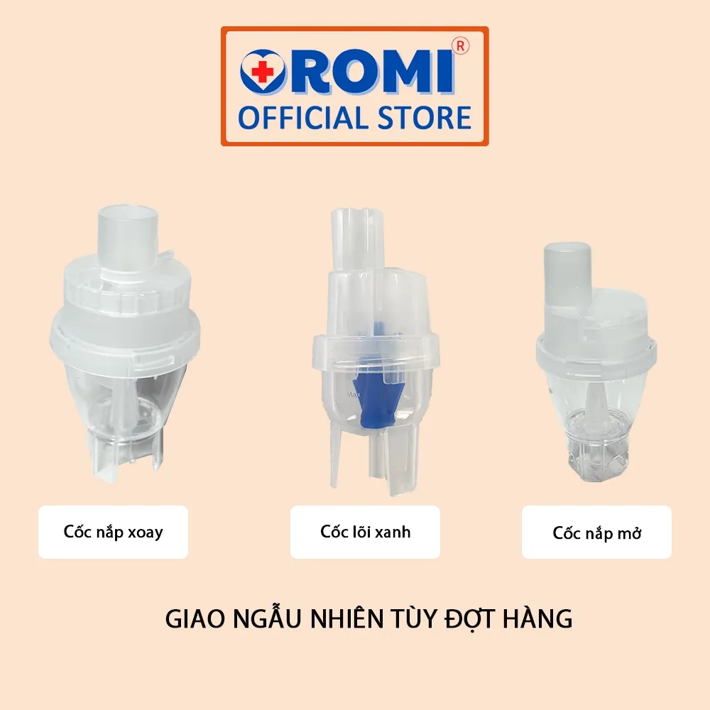 Ảnh Phụ kiện cốc xông, dây xông, đầu hút mũi, bông lọc OROMI 2
