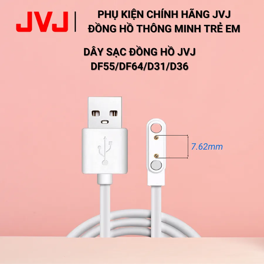 Ảnh Phụ Kiện Củ sạc, Dây sạc Đồng Hồ Trẻ Em JVJ - Loa karaoke Bluetooth Ys-103/Y-105, Dây Đeo Đồng Hồ DF64, D31, D36 2