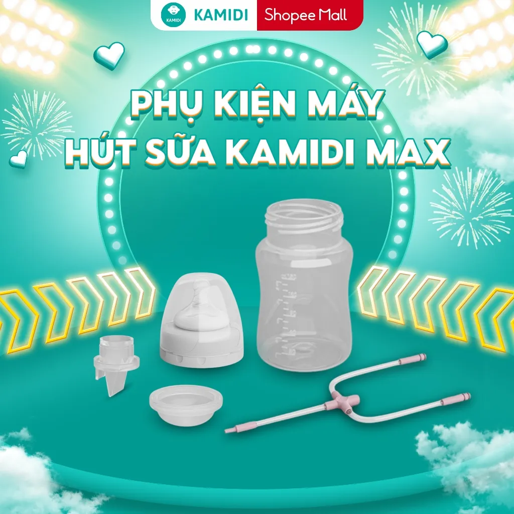 Ảnh Phụ Kiện Đi Kèm Máy Hút Sữa Silicon Kamidi Max 2