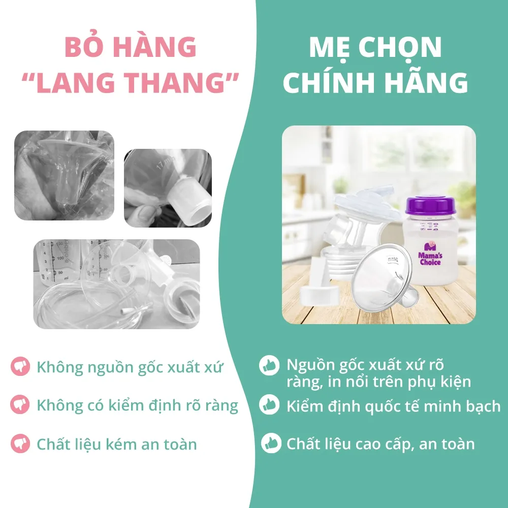 Ảnh Phụ Kiện Hút Sữa Cải Tiến Thương hiệu Maymom Cho Máy Spectra, Avent, Fazt, Rozabi, Size Phễu 10-32mm 2