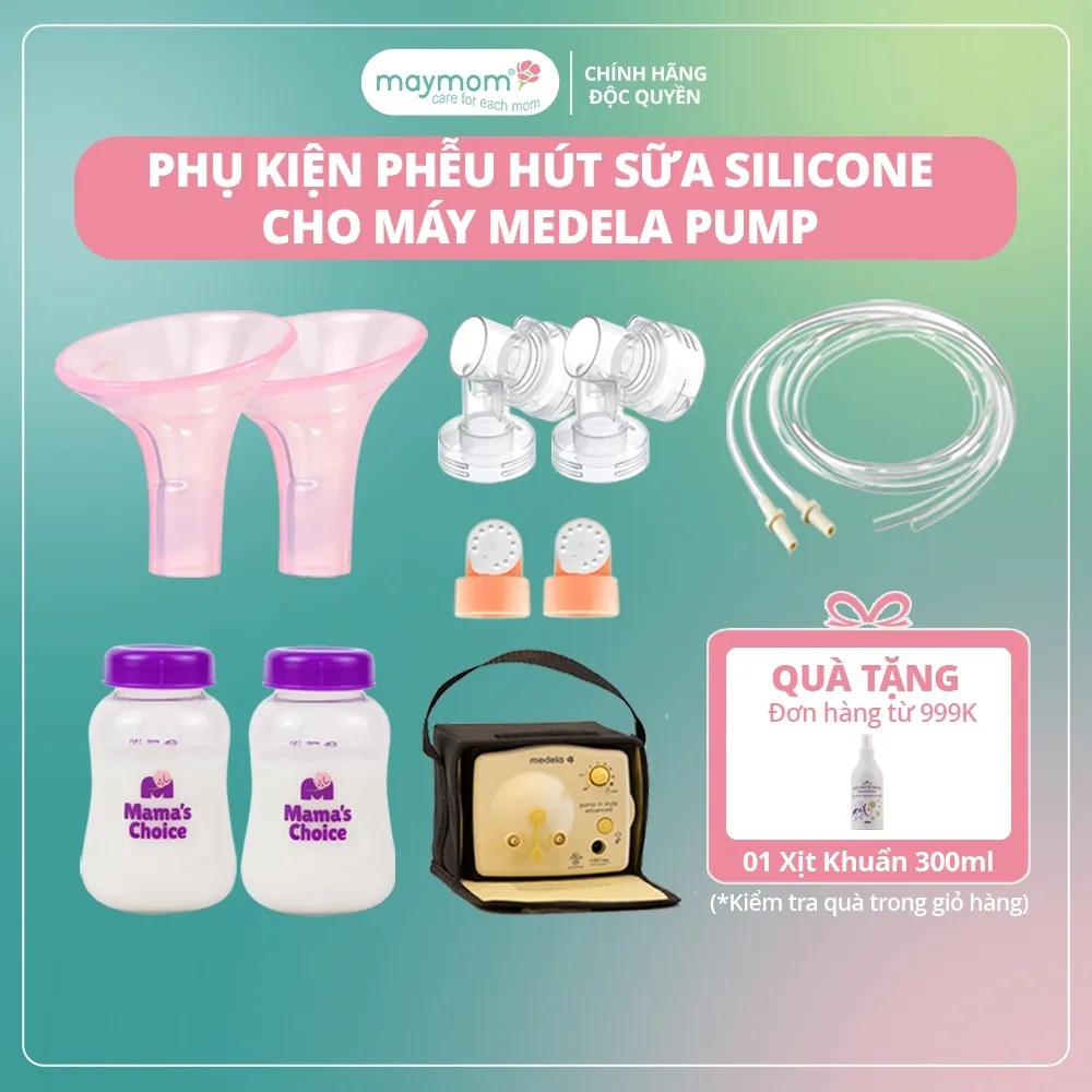 Đánh Giá Phụ Kiện Hút Sữa Medela Pump Maymom Chính Hãng | An Toàn, Hiệu Quả