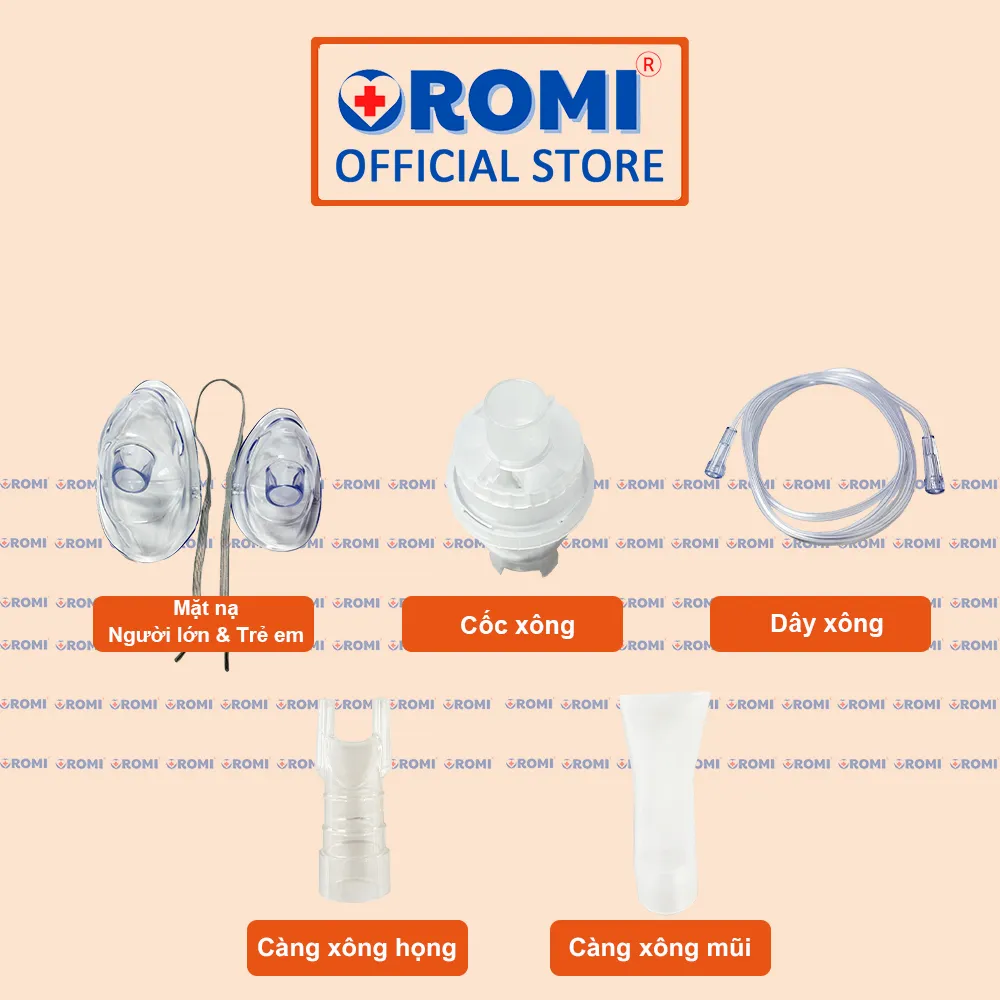 Ảnh Phụ kiện máy xông khí dung, máy hút dịch cho máy xông mũi họng, máy hút mũi y tế cho trẻ em 4