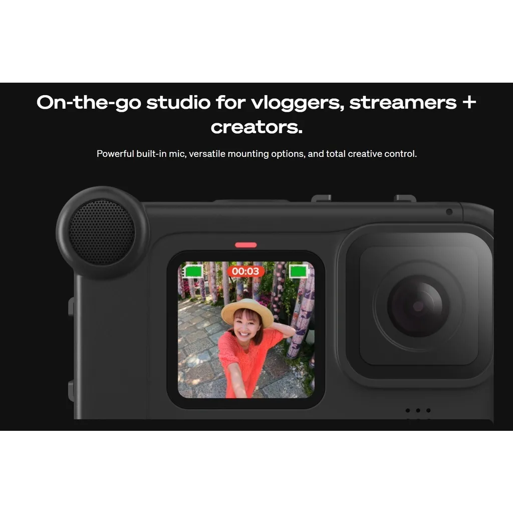 Ảnh Phụ kiện Media Mod cho GoPro HERO13/12/11/10/9 Black, tương thích với các phụ kiện khác của GoPro 4