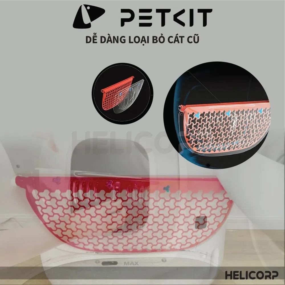 Ảnh [Phụ kiện] Tấm Chắn Xả Bỏ Toàn Bộ Cát Cũ Dùng Cho Máy Dọn Phân Mèo PETKIT Pura Max 2024, 2023, 2022 3