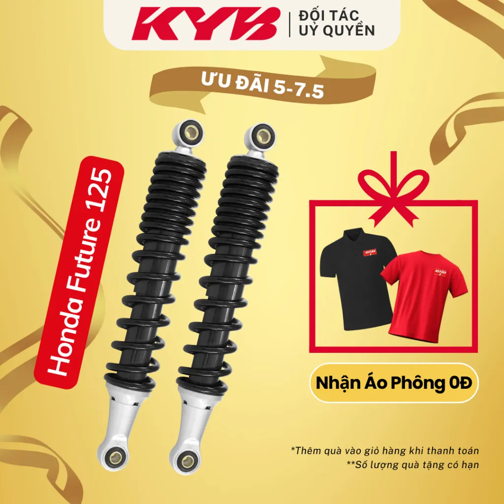 Ảnh Phuộc Giảm Xóc Sau KYB Zeto mã KYOC-5300HZ cho xe Honda Future 125 1