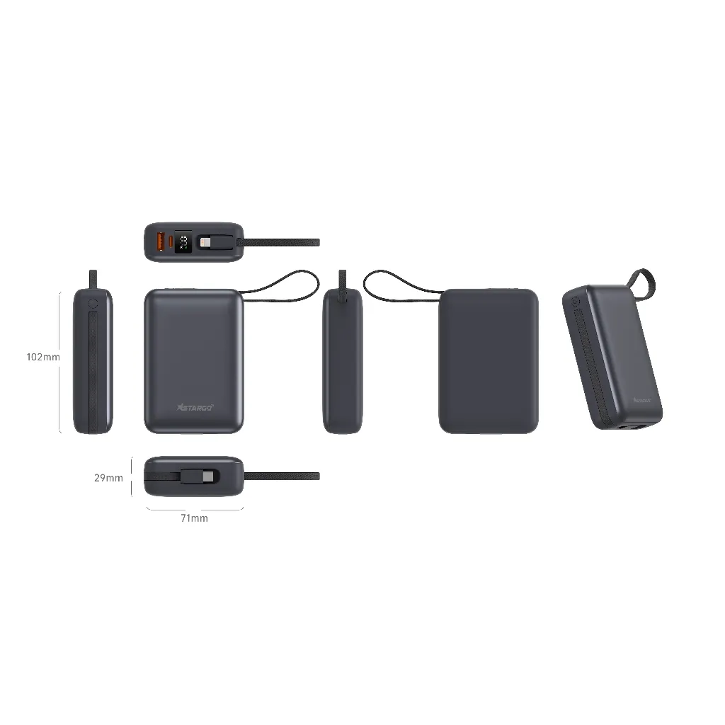 Ảnh Pin dự phòng StarGO Star X2 dung lượng 20000mAh sạc nhanh 22.5W tích hợp cáp lighting và type-c 4