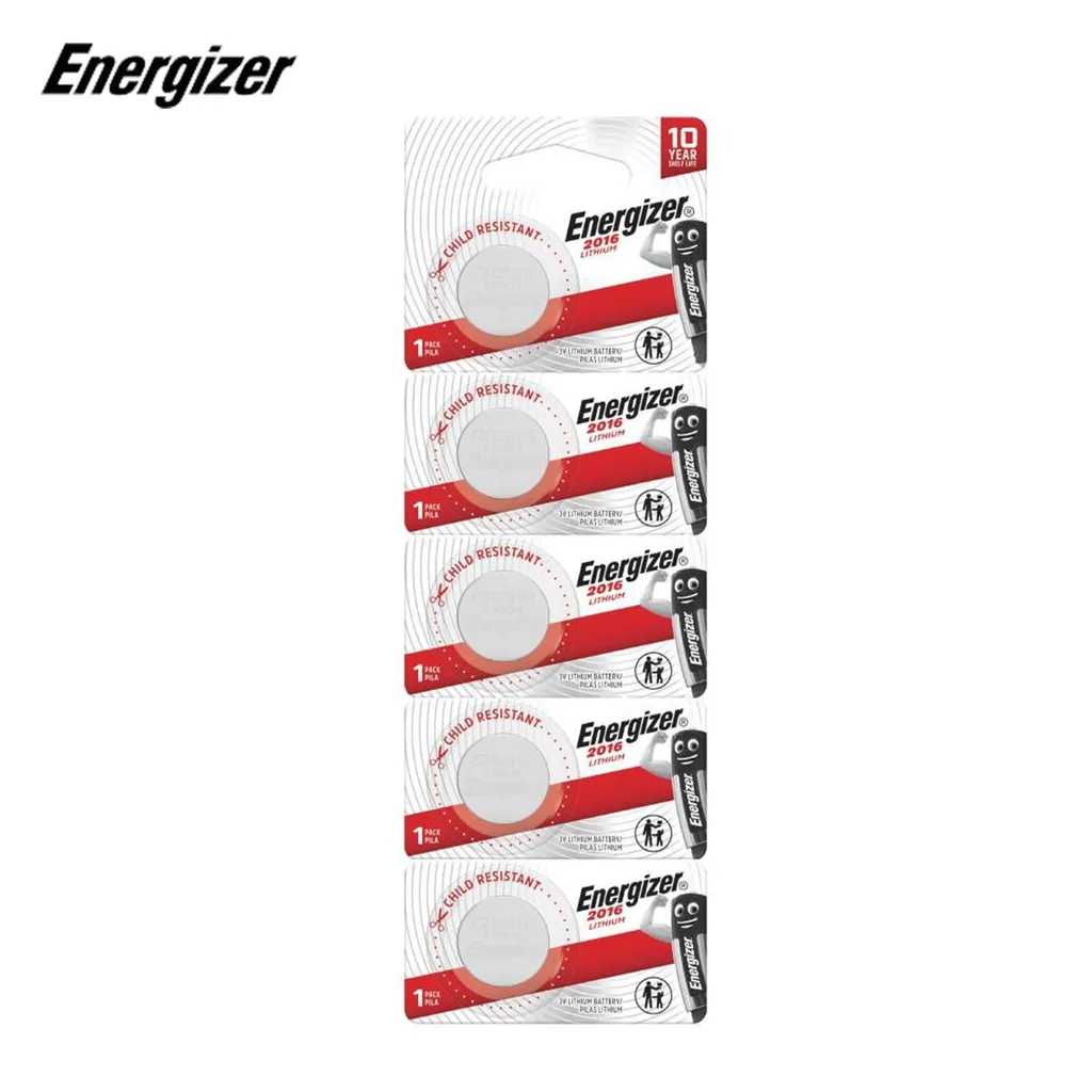 Ảnh Pin Energizer Lithium CR2016 TS1x5 - Vỉ 5 viên - Hàng chính hãng 1