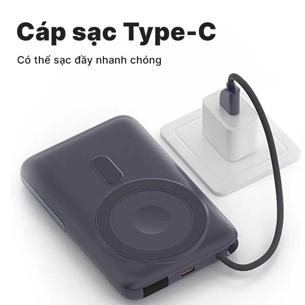 Ảnh Pin sạc dự phòng không dây StarGO Star X sạc từ tính dung lượng 10000mAh sạc nhanh 22.5W 4