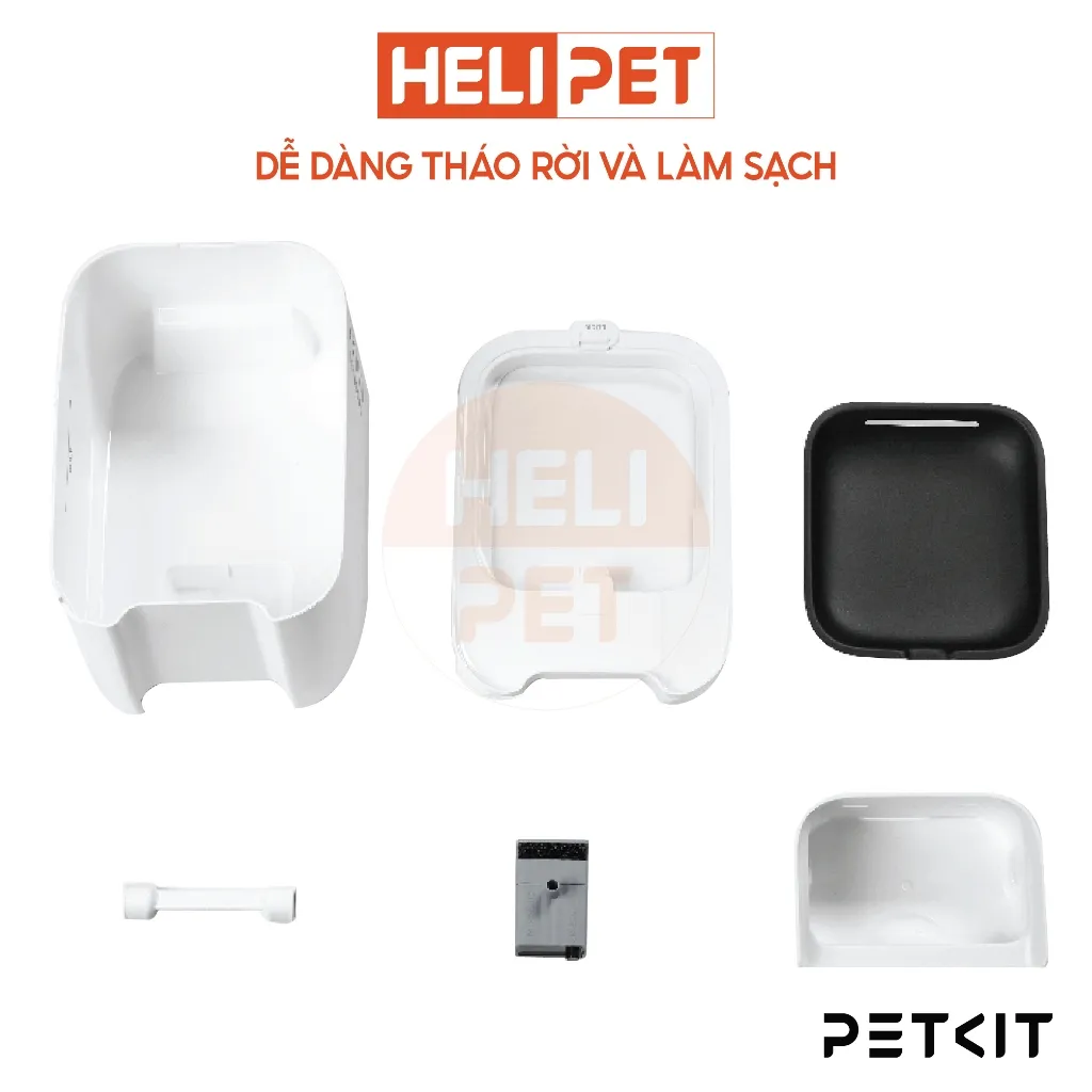 Ảnh [PIN SẠC] Máy Lọc Nước Cho Chó Mèo Dùng Pin PETKIT Eversweet Max - HeLiPet 4