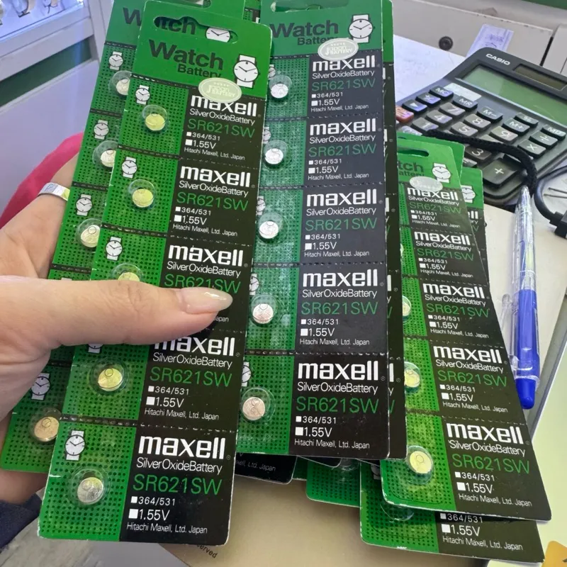 Ảnh Pin thay đồng hồ mã 621 Maxell (1 viên) 4