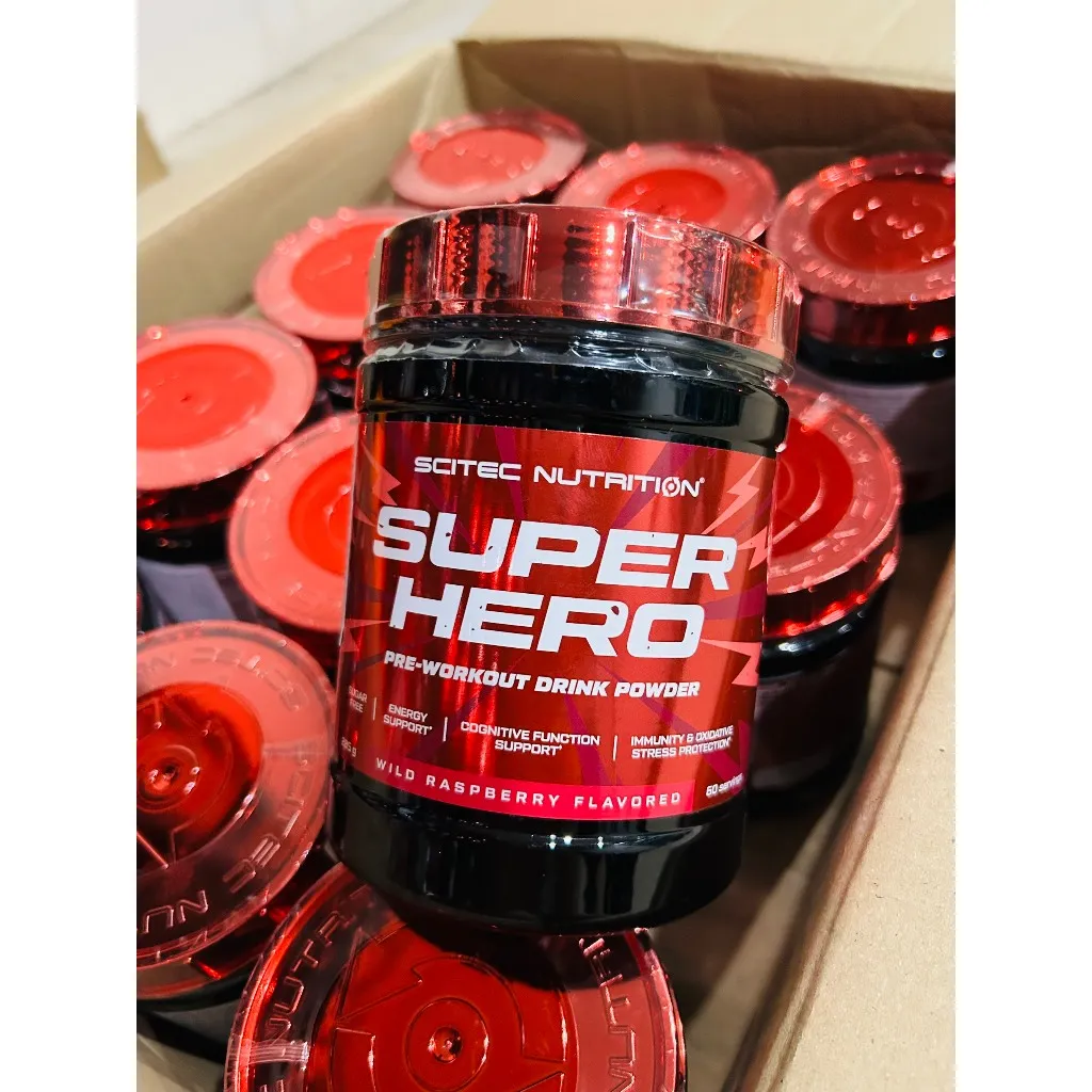 Ảnh Pre-Workout | Super Hero SCITEC Hộp 285g | Hỗ trợ tập luyện Tăng sức mạnh, sức bền Duy trì tập trung 2