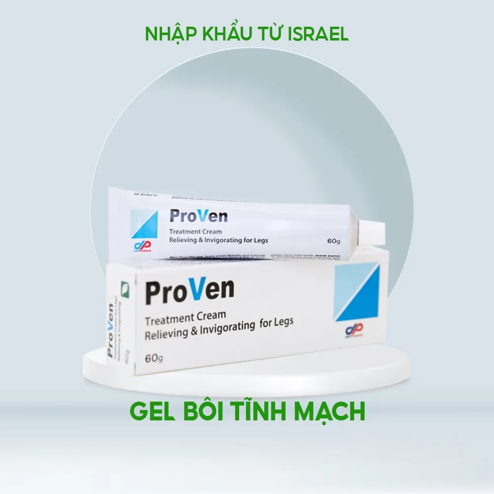 Ảnh Proven cream gel hỗ trợ tĩnh mạch Dan pharm Tube 60g xuất xứ ISRAEL 1