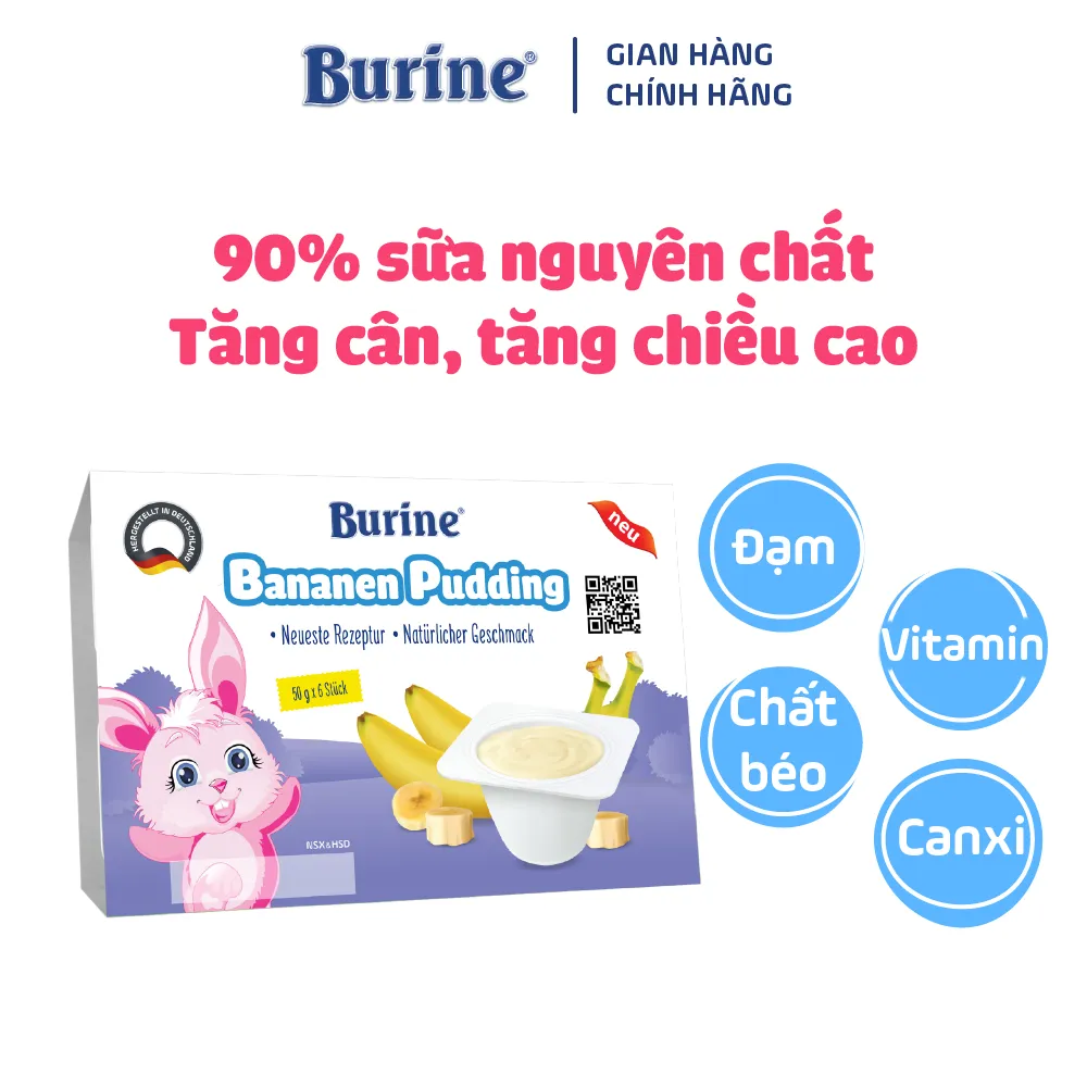 Ảnh Pudding Ăn Dặm Burine - Nhập khẩu Đức dành cho bé ăn dặm từ 6 tháng tuổi Bổ Sung Năng Lượng 3