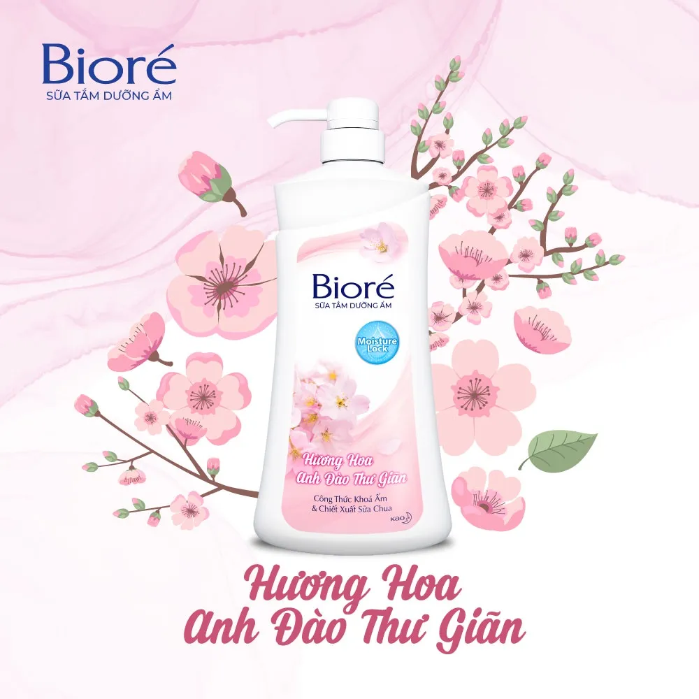 Ảnh Quà Merries - Sữa tắm Biore dưỡng ẩm 530g (Hương ngẫu nhiên) 1
