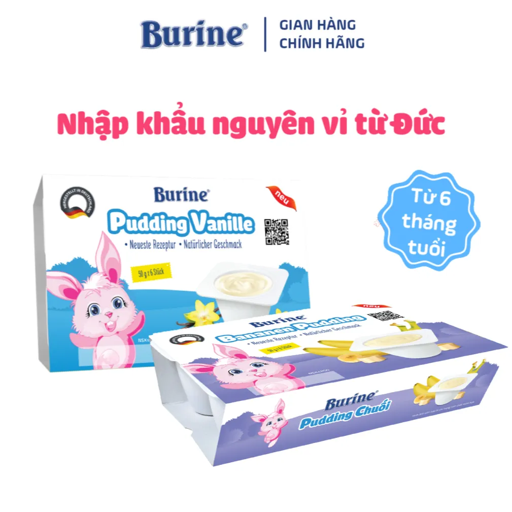 Ảnh Quà tặng không bán từ PHILIPS AVENT_Combo 2 vỉ Pudding/Cháo sữa Ăn Dặm Burine vị Vani 1