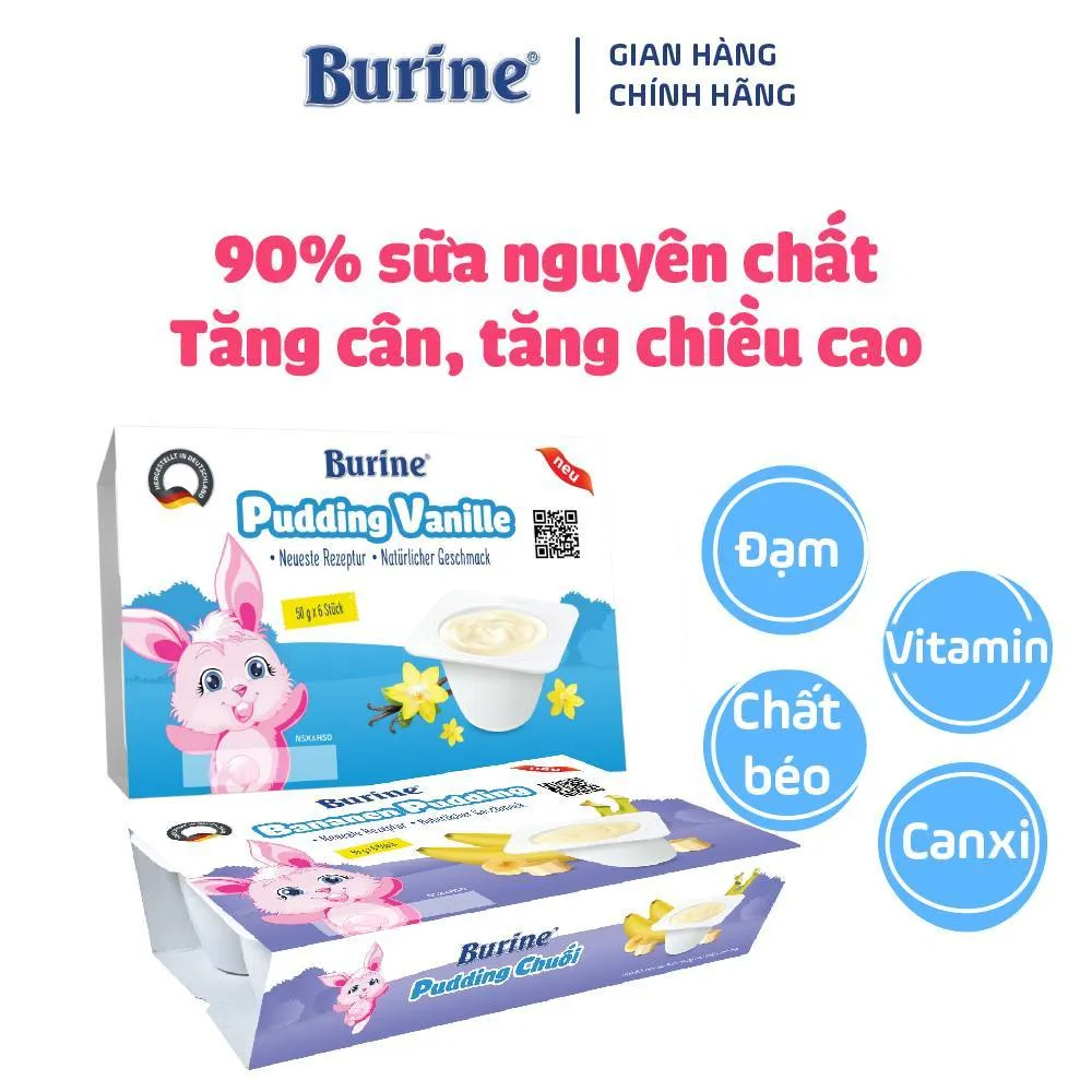 Ảnh Quà tặng không bán từ PHILIPS AVENT_Combo 2 vỉ Pudding/Cháo sữa Ăn Dặm Burine vị Vani 2