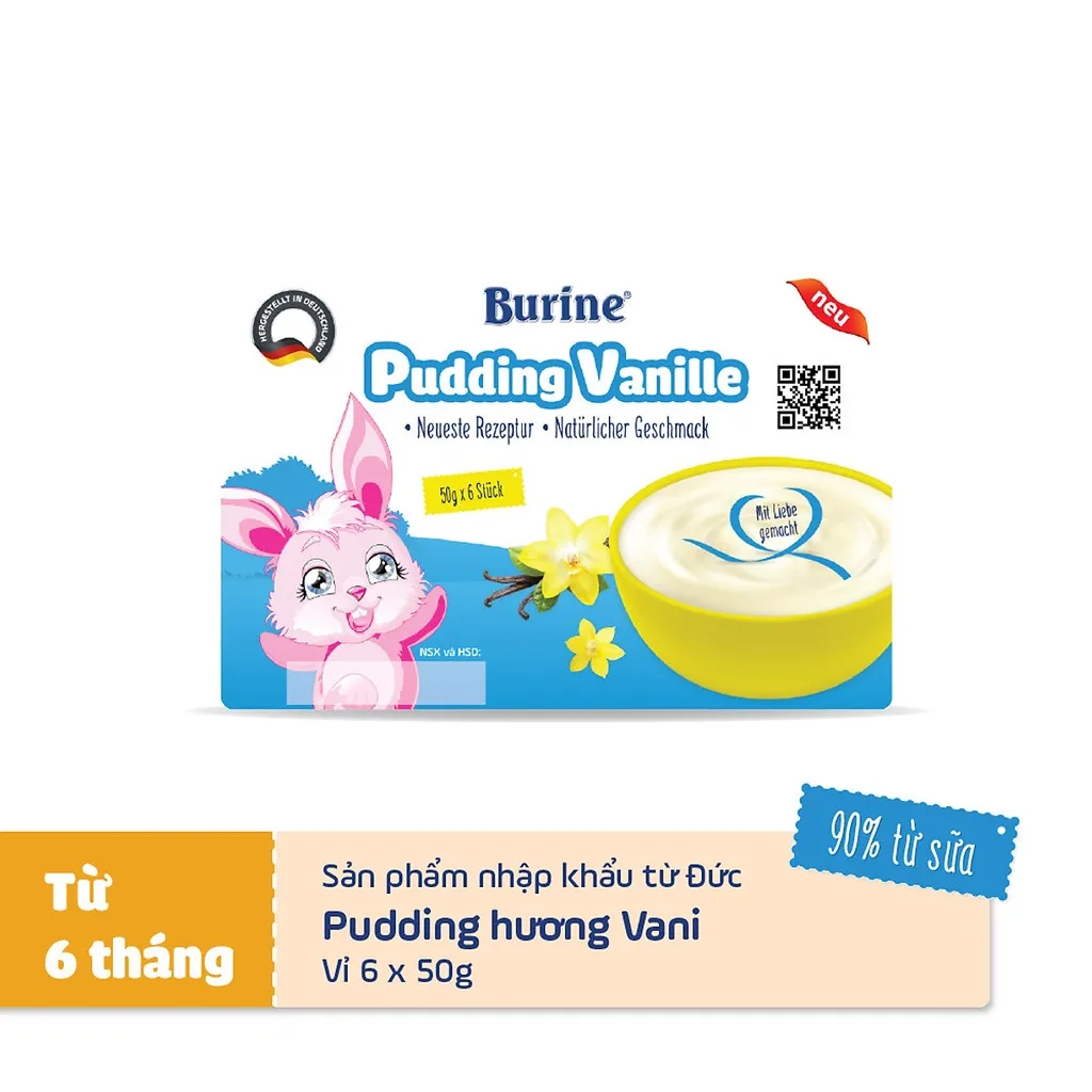 Ảnh Quà tặng không bán từ PHILIPS AVENT_Combo 2 vỉ Pudding/Cháo sữa Ăn Dặm Burine vị Vani 4