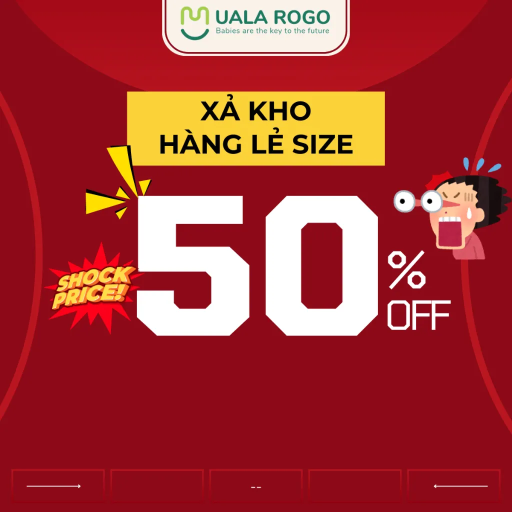 Ảnh QUẦN ÁO LẺ SIZE cho bé Ualarogo HÀNG TRƯNG BÀY 0-5 tuổi tổng hợp các mã 2