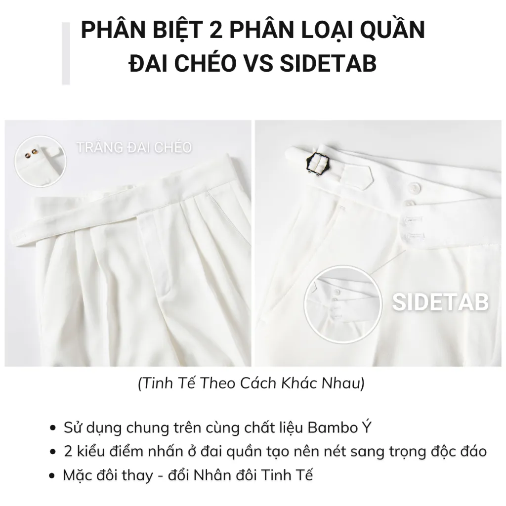 Ảnh Quần âu cạp cao nam ARMCEO dáng baggy suông Hàn cao cấp - A03 3