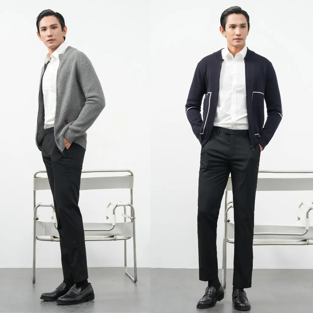 Ảnh Quần âu công sở nam cao cấp Phan Nguyễn, form slim fit tôn dáng, chất liệu mềm mại thoáng mát, thiết kế lịch lãm QVL.680 2