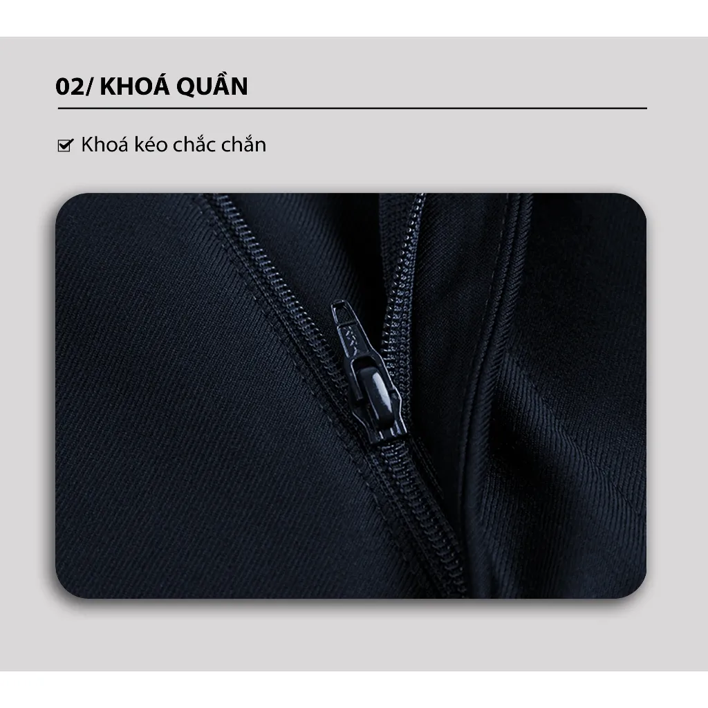Ảnh Quần âu nam cao cấp MAC ARTHUR chất vải Gỗ Sồi mềm mịn, mát lạnh, chống nhăn, co giãn 4