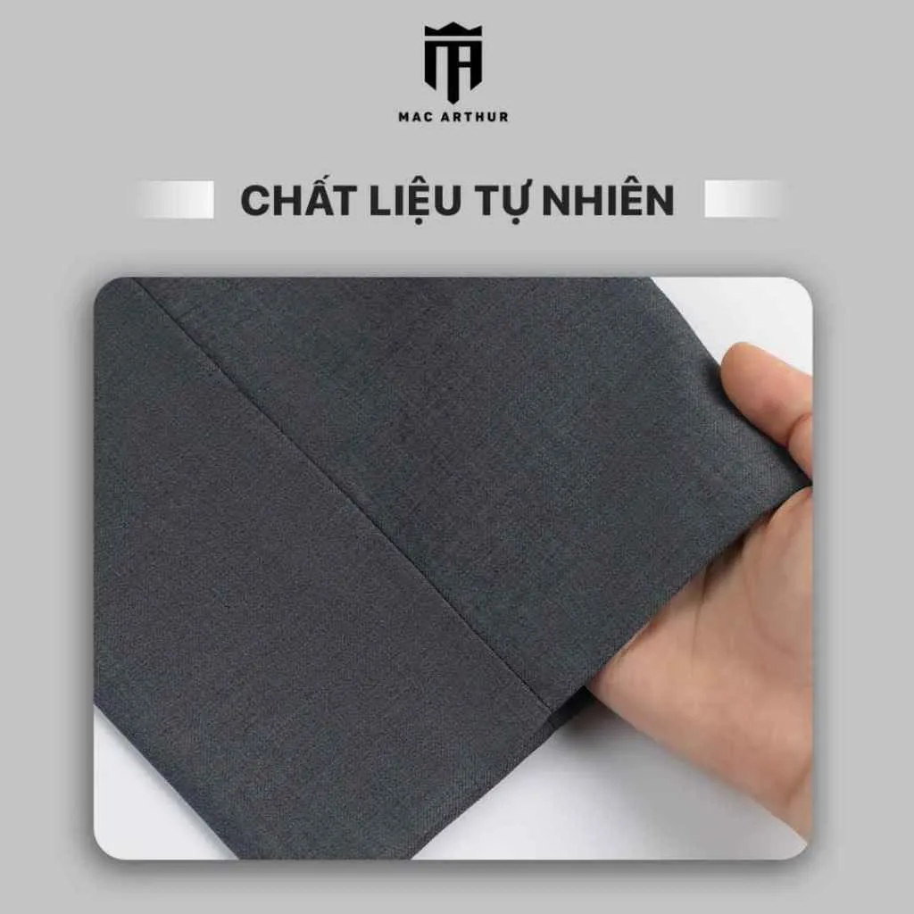 Ảnh Quần âu nam cạp chun ẩn cao cấp MAC ARTHUR chất vải mềm mịn, chống nhăn, co giãn thoải mái 4