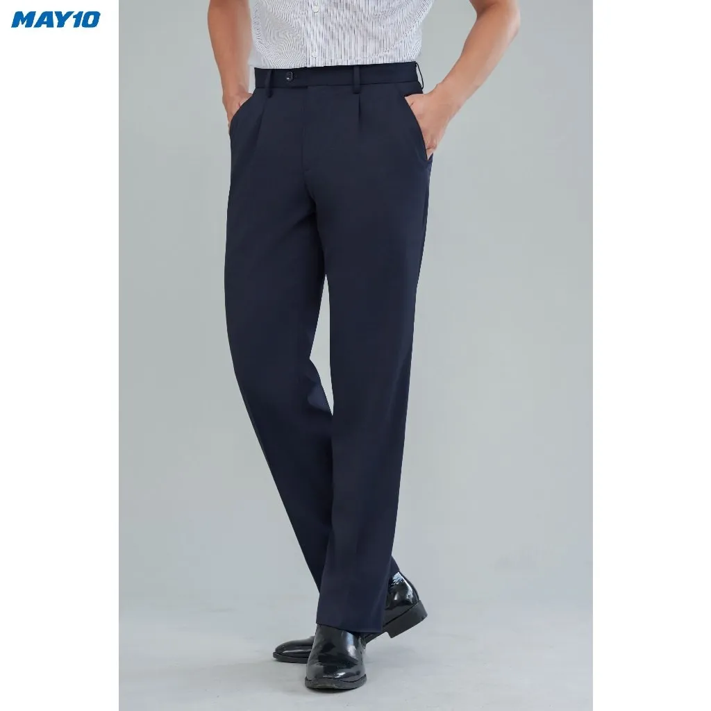 Ảnh Quần âu nam có ly màu xanh đen May 10 020123182CL 1-TK (chưa lên gấu) 3