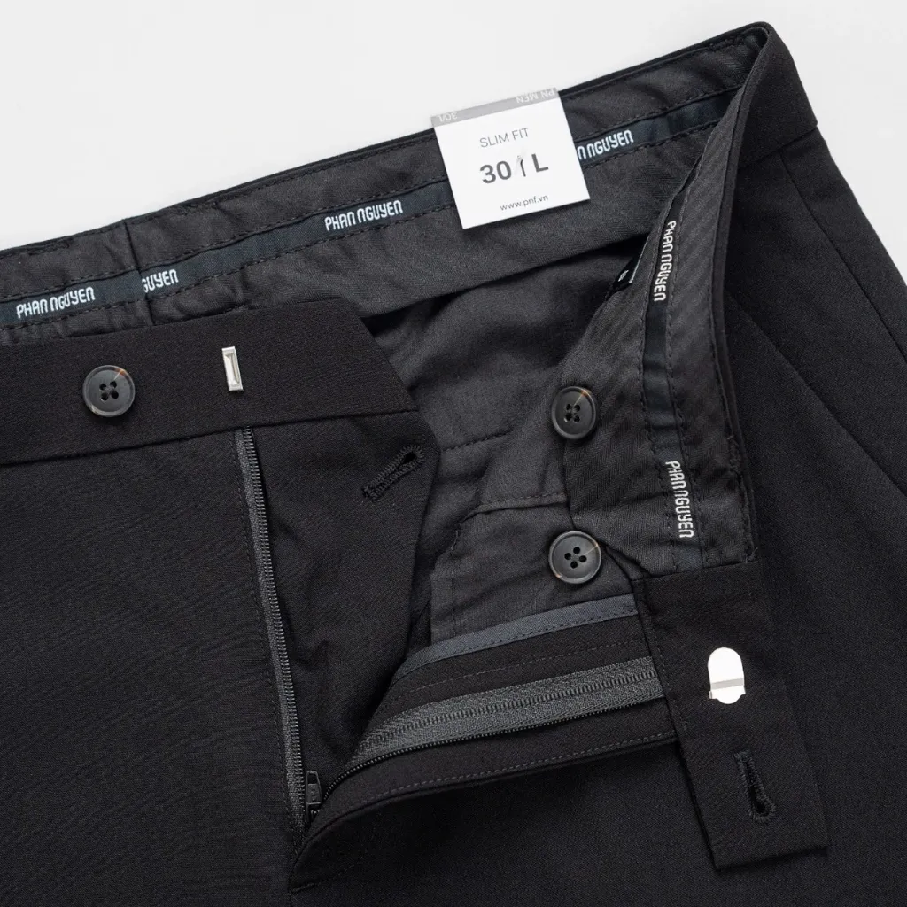 Ảnh Quần âu nam công sở cao cấp Phan Nguyễn, chất liệu vải mềm mại, thông thoáng, form slim fit QVL.827 2