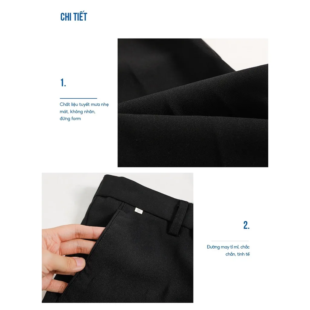Ảnh Quần Âu Nam MANDO Ống Côn Công Form Công Sở Nhiều Màu, Kiểu Dáng Basic Trẻ Trung Phong Cách Hàn Quốc - QKN020 3