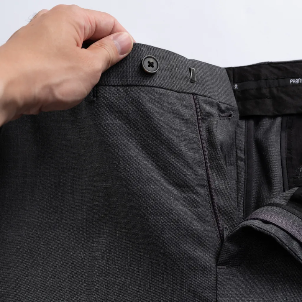 Ảnh Quần âu nam Phan Nguyễn, chất liệu tetron cao cấp, mềm mại, bền chắc, form slim fit QVL.819 3
