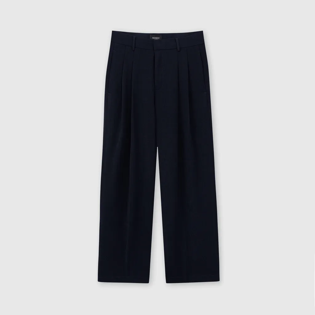 Ảnh Quần âu nam ROWAY vải chéo Hàn, co giãn nhẹ, Basic Trousers 2