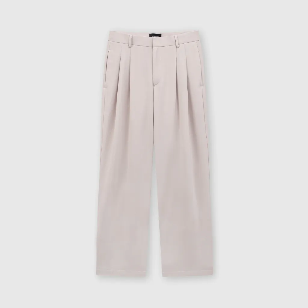 Ảnh Quần âu nam ROWAY vải chéo Hàn, co giãn nhẹ, Basic Trousers 3