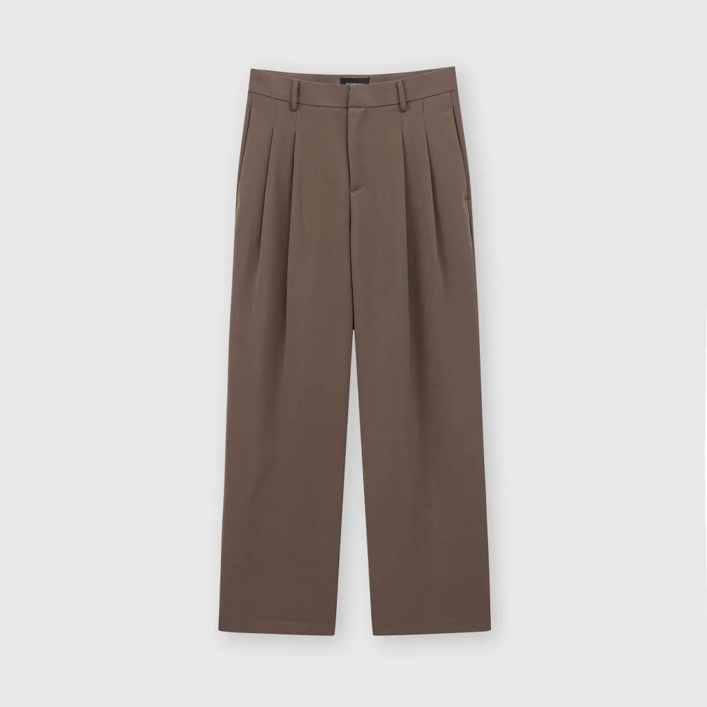 Ảnh Quần âu nam ROWAY vải chéo Hàn, co giãn nhẹ, Basic Trousers 4