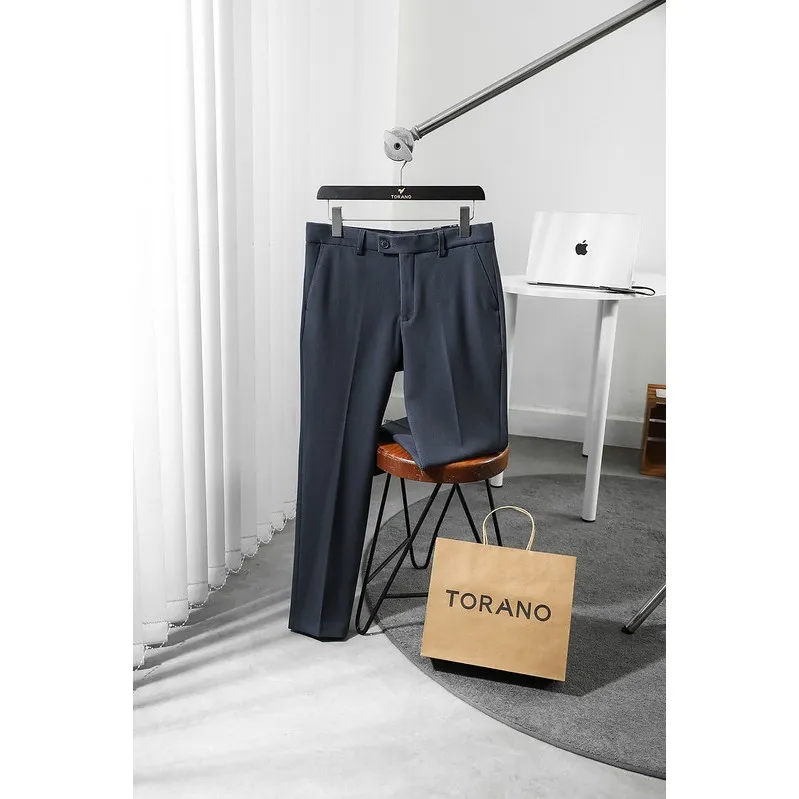Ảnh Quần âu nam TORANO slim-fit cạp trơn chuẩn phom DABT900 4