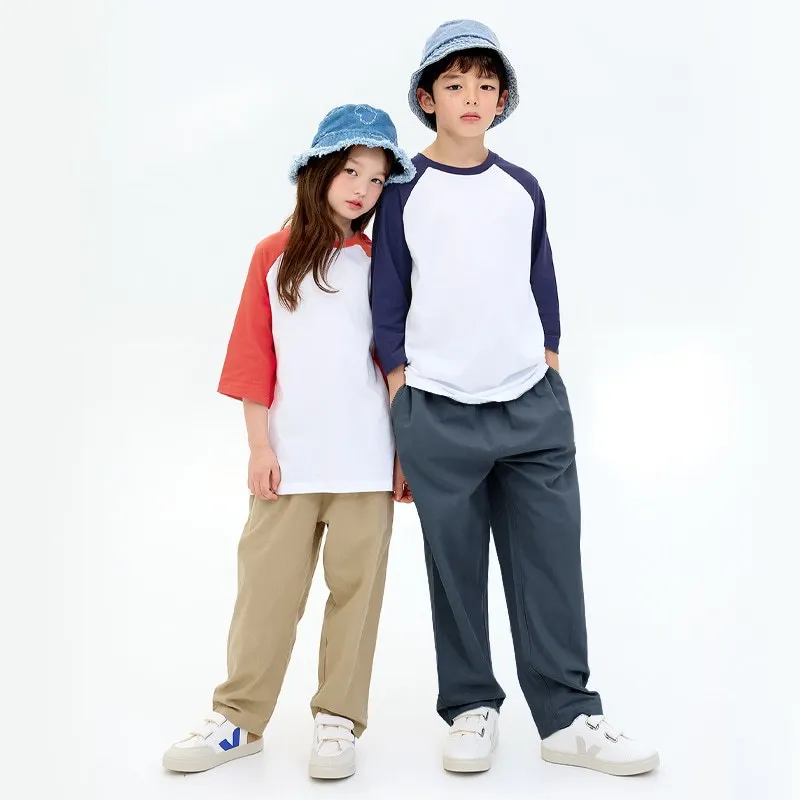 Ảnh Quần Baggi dài dáng suông vải cotton mềm mịn bé trai và bé gái Unifriend Hàn Quốc U9501. Size đại 2,3,4,5, 6, 8, 10 tuổi 2
