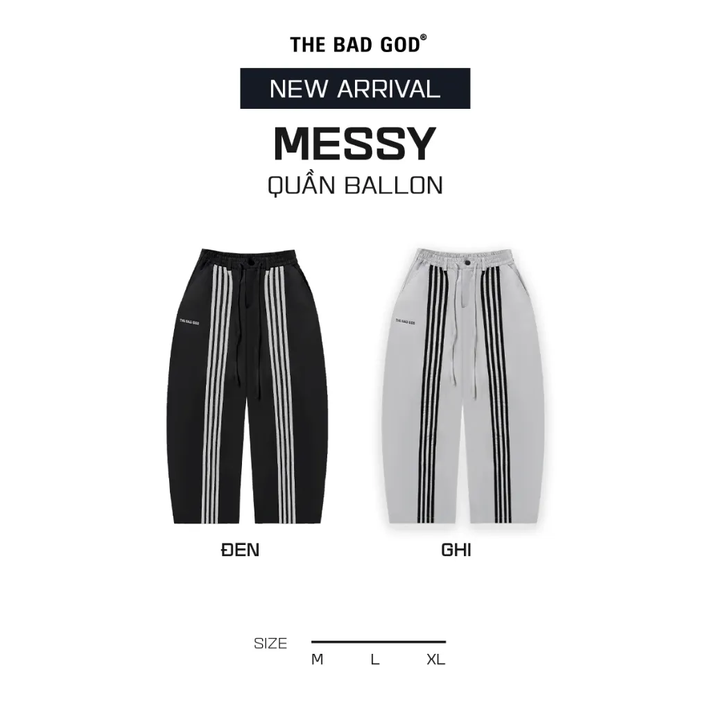 Ảnh Quần Ballon The Bad God Messy quần ống rộng thời trang nam nữ 2