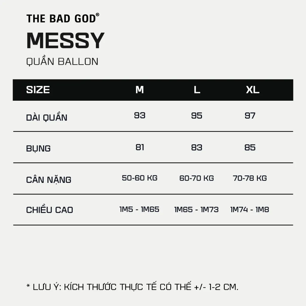 Ảnh Quần Ballon The Bad God Messy quần ống rộng thời trang nam nữ 3