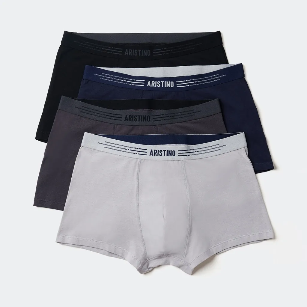 Ảnh Quần Boxer Nam Aristino Cotton Organic ABX056MT 1