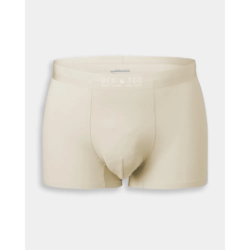 Ảnh Quần Boxer nam Seamless BEN & TOD DLB4610BC011 mềm mại lớp vải lót kháng khuẩn cotton co giãn thoáng mát 4