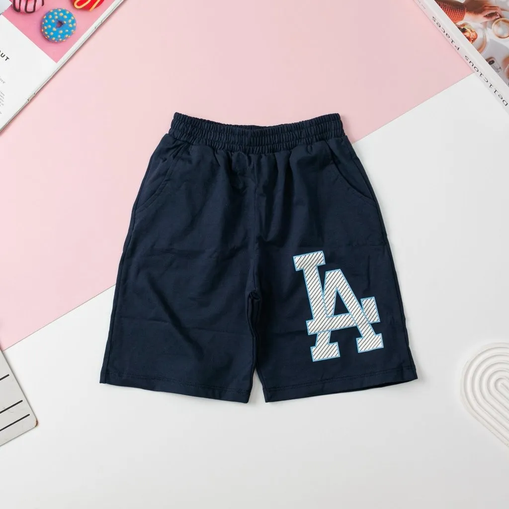 Ảnh Quần cotton bé trai LITIBABY, in chữ LA, size đại 8/16 tuổi 3