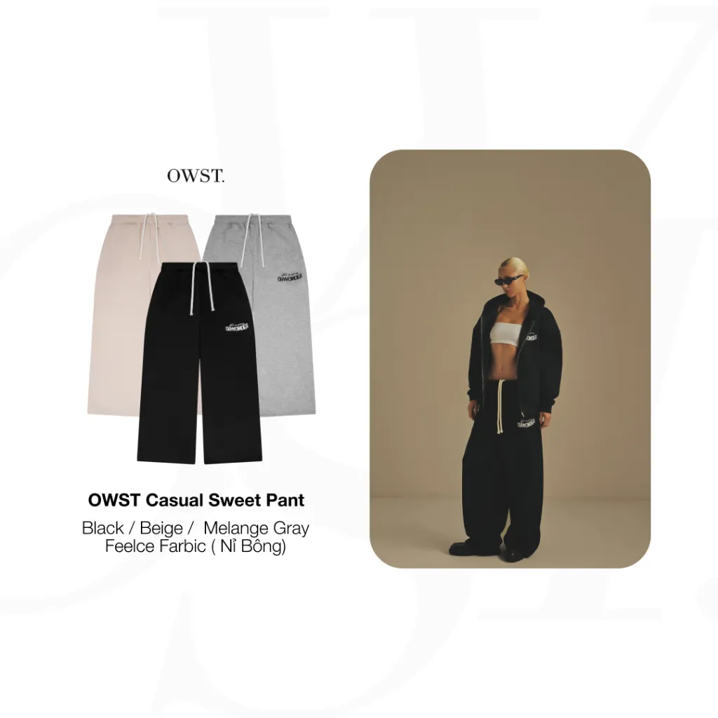Ảnh Quần Dài Casual Sweatpants Oh Wonder Studio - Rugby Team Collection 1