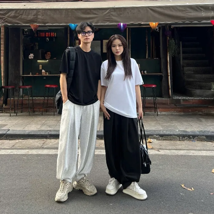 Ảnh Quần Dài Form Rộng NEWSEVEN Wide Leg Pleated Pants QD.416 2